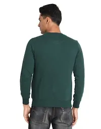 Stylish Green Printed Sweatshirts For Men-thumb1
