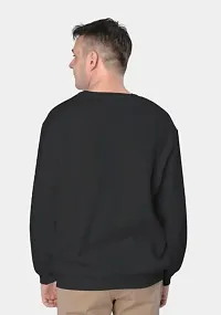 Stylish Black Printed Sweatshirts For Men-thumb2