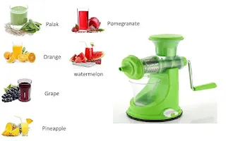 Ananta Stores Hand Juicer For All Fruits  Vegetables With Steel Handle Vacuum Locking System For Shakes, Smoothies, Travel Juicer, Juice Maker Machine-thumb1