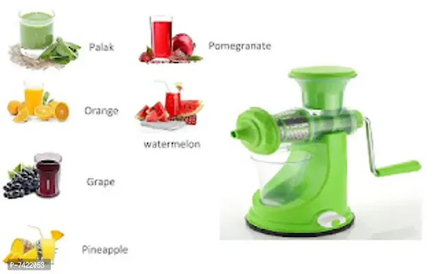 Ananta Stores Hand Juicer For All Fruits  Vegetables With Steel Handle Vacuum Locking System For Shakes, Smoothies, Travel Juicer, Juice Maker Machine-thumb2