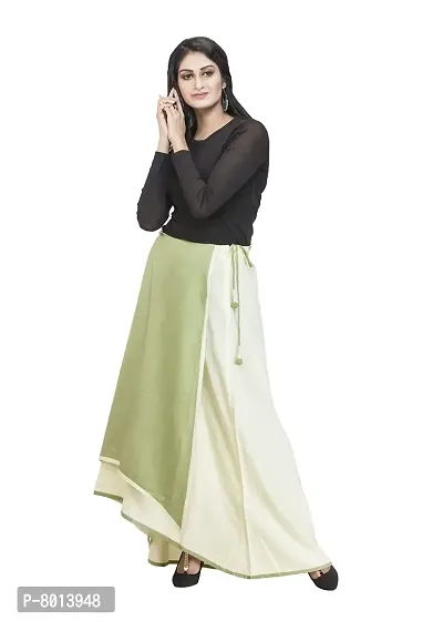 Gramin Women's Skirt (R298_42, Off-White, 42)-thumb2