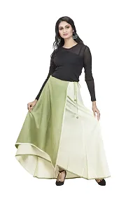 Gramin Women's Skirt (R298_42, Off-White, 42)-thumb3