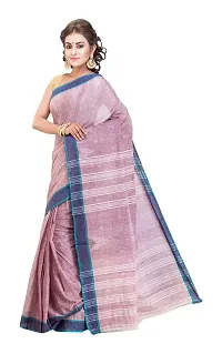 Gramin Women's Khadi Pure Muslin Saree (488_purple)-thumb2