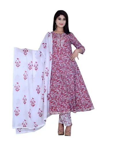 Attractive Kurta, Bottom and Dupatta Set