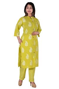 Rayon Women Printed Kurti With Hand Work-thumb4