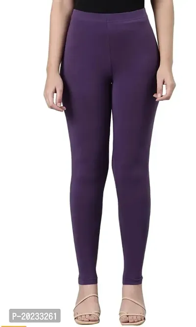 Stylish Women Cotton Lycra Leggings-thumb0