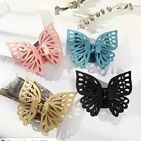 2Pcs Double Butterfly Hair Clips Butterfly Claw Clips Hair Clips for Women Big Butterfly Clips for Thick Hair-thumb1