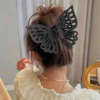 2Pcs Double Butterfly Hair Clips Butterfly Claw Clips Hair Clips for Women Big Butterfly Clips for Thick Hair-thumb2