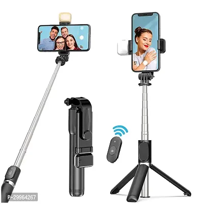 Multi-Functional Extendable Bluetooth Selfie Stick Tripod-thumb0