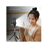 Multi-Functional Extendable Bluetooth Selfie Stick Tripod-thumb1