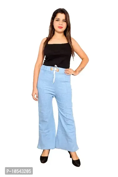 Cheenu Garments Jogger Fit Women Light Blue Jeans-thumb0