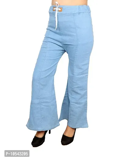 Cheenu Garments Jogger Fit Women Light Blue Jeans-thumb2
