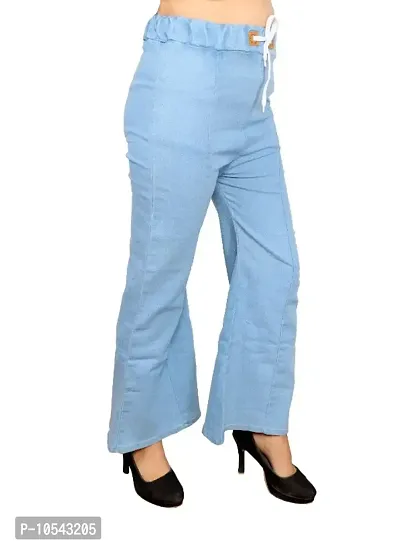 Cheenu Garments Jogger Fit Women Light Blue Jeans-thumb3