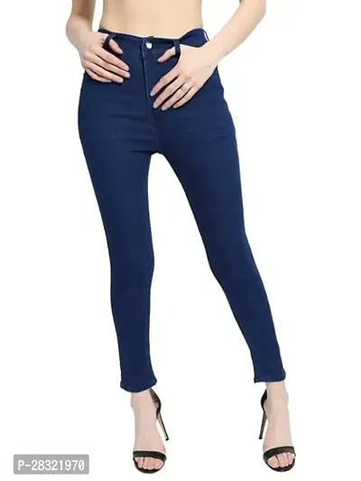Trending Women Stretchable Blue Jeans-thumb0