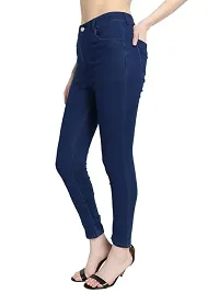 Trending Women Stretchable Blue Jeans-thumb2