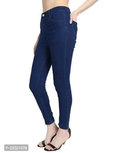 Trending Women Stretchable Blue Jeans-thumb3