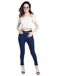 Trending Women Stretchable Blue Jeans-thumb1