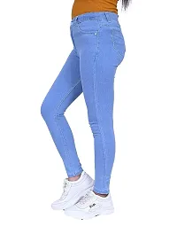1 Button denim jeans girls and women-thumb4
