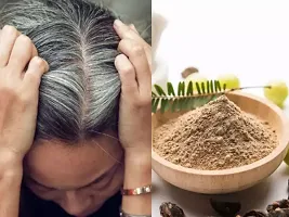 G.L.T.  Amla reetha shikakai powder for hair growth raw powder for hair Natural Organic Powder For Hair Growth  Hair Treatment pack of 3, 50g each = 150 gm-thumb1