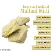 G.L.T. Multani Mitti Stone lumps Pure Herbal Mitti Stone Form/ Mitti (Herbal), Original and Pure clay Natural mitti, Fullers earth , Face pack, mitti stone, 100% pure, No chemicals, (1Kg)-thumb2