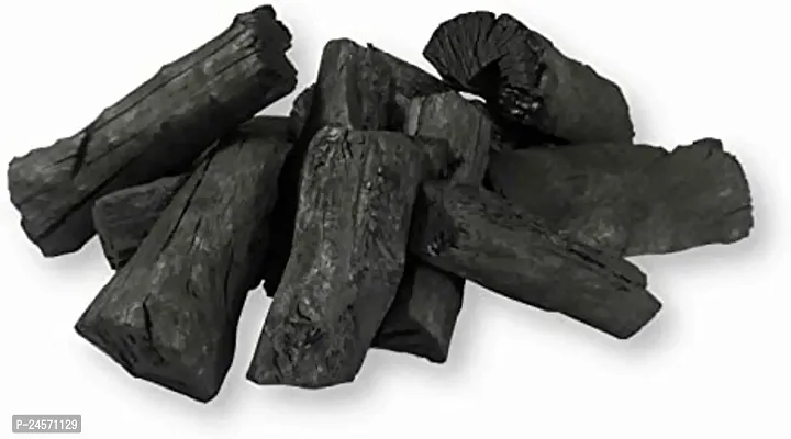 G.L.T. Wood Charcoal for Barbecue/Angeethi (Use in Odor Remover for Home, Kitchen  Garden) 1kg-thumb2