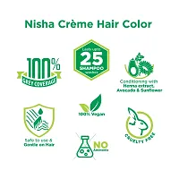 Nisha Cr?me Hair Color with Natural Henna Extracts, 90ml + 60g + 18ml - 7.53 Chocolate Blonde (Pack of 2)-thumb4