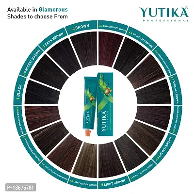 Yutika Professional Creme Hair Color 100gm Dark Golden Copper Blonde 6.34-thumb4