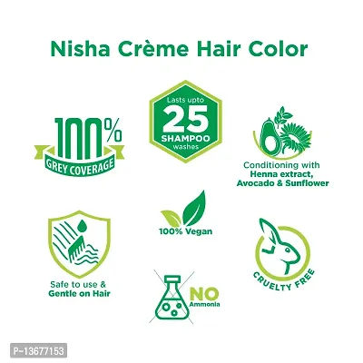 Nisha Cr?me Hair Colour Honey Blonde Hair Colour For Men and Women Hair Highlight Coloring With Henna Extracts Pack of 2 ?-thumb5