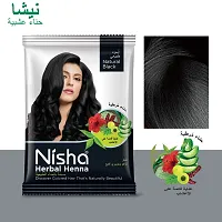 Nisha Natural Black Hair Color Dye Henna Based Black Dye Henna For Hair Men Women Hair Color Black Henna Powder Hair Color Dye Black Without Ammonia 10gm Pack of 10-thumb1