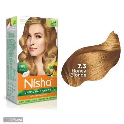 Nisha Cre?me Hair Color Blonde Colour For With Pack of-thumb3