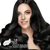 Nisha Cr?me Hair Color Natural Black Hair Color For Men and Women Long lasting Ammonia Free Hair Color Natural Look Hair Color With Henna Extracts Pack of 3 ?-thumb3