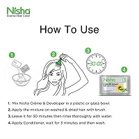 Nisha Cream Hair Color Rich Bright Long Lasting Hair Colouring For Ultra Soft Deep Shine 100% Grey Coverage Conditioning With Natural Herbs Burgundy (Pack of 6)-thumb3