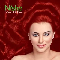 Nisha Cream Permanent Flame Red Hair Color | Flame Red Hair Highlights Color - 60Gm+90Ml (Pack Of 3)-thumb3