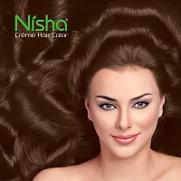 Nisha Chocolate Brown Creme Hair Color Ammonia Free Hair Colour For Women and Men Hair Color With Natural Herbs and Henna Extracts Pack of 3 ?-thumb3