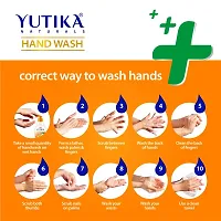 Yutika Naturals Hand Wash Complete Protection 100% Natural Extract for Hand Hygiene Protect from Germs pH Balanced Formula Lemon 750ml (Pack of 2)-thumb4