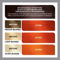 Nisha Cosglam Semi Permanent Hair Color for Unisex, Infused Conditioner, Glossy Finish, No Ammonia, No Peroxide  Non Oxidative, Vegan Highlights Hair Dye 120g #33 Vibrant Orange-thumb4