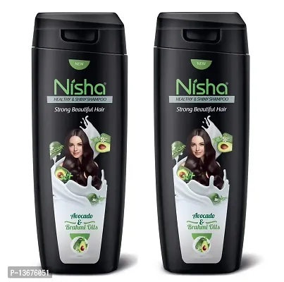 Nisha Avocado & Brahmi Shampoo For Strong Hair, 180 ML - Pack Of 2