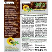 Nisha Creme Hair Color (60g + 60ml + 18ml Conditioner for Each) Combo Pack of Natural Black  Golden Brown ?-thumb4