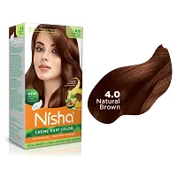 Nisha Natural Black Hair Cr?me Colour For Women Men Ammonia Free Hair Colour Natural Black Hair Colour 100% Grey Coverage Long Lasting With Henna Extracts For Hair Care Pack of 1 ?-thumb2