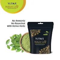 Yutika Professional Nature Leaf Henna Based Hair Color Natural Black With Henna Herbs (Pack of 3, 30 grams each)-thumb1