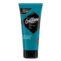 Nisha Cosglam Semi Permanent Hair Color for Unisex, Infused Conditioner, Glossy Finish, No Ammonia, No Peroxide  Non Oxidative, Vegan Highlights Hair Dye 120g #53 Electric Teal-thumb1