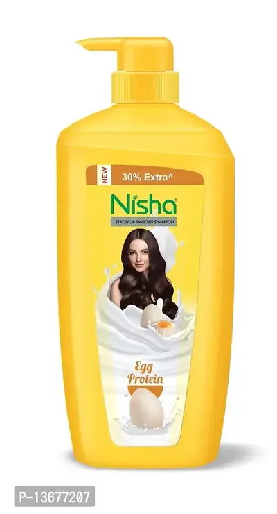 Nisha Egg Protein Shampoo For Strong & Smooth Hair, 650 ML-thumb0