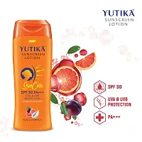 Yutika Sunscreen Lotion SPF 30 PA+++ with UVA & UVB Protection, Sunscreen for Women and Men, Sun Cream for All Skin Types - 300ml-thumb3