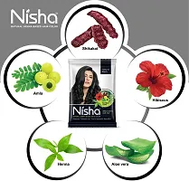 Nisha Natural Black Hair Color Dye Henna Based Black Dye Henna For Hair Men Women Hair Color Black Henna Powder Hair Color Dye Black Without Ammonia 10gm Pack of 10-thumb4