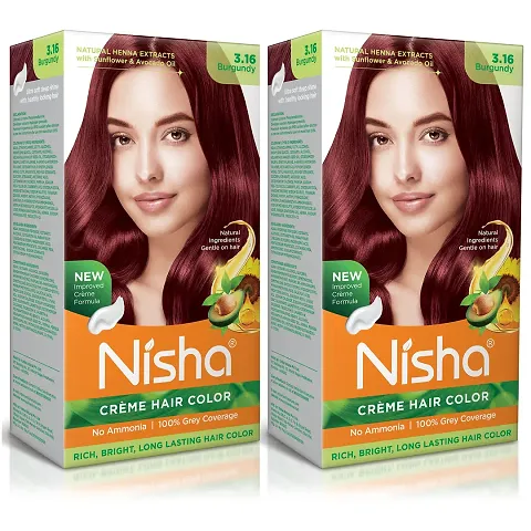 Nisha Cr?me Permanent Hair Color for Women And Men