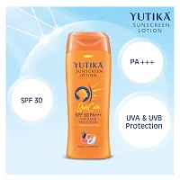 Yutika Sunscreen Lotion SPF 30 PA+++ with UVA & UVB Protection, Sunscreen for Women and Men, Sun Cream for All Skin Types - 300ml-thumb2