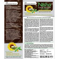 Nisha Cr?me Hair Color (60gm + 60ml + 18ml Conditioner for Each) Combo Pack of Natural Black  Chocolate Brown ?-thumb4