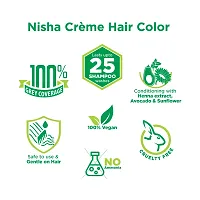 Nisha Cream Hair Color, Natural Extract, Bright, Vibrant, Hair Colour For Women, 60g + 60ml (Pack Of 1) - 3.16 Burgundy ?-thumb4