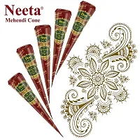 Neeta Mehendi Cone (Pack of 12Pcs) (Mehandi Powder 150gm and Mehandi Cone 12 pcs)-thumb2