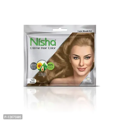 Nisha Creme Hair Color Combo Pack of Natural Black 120gm Jumbo + 40gm Sachet Pack ?